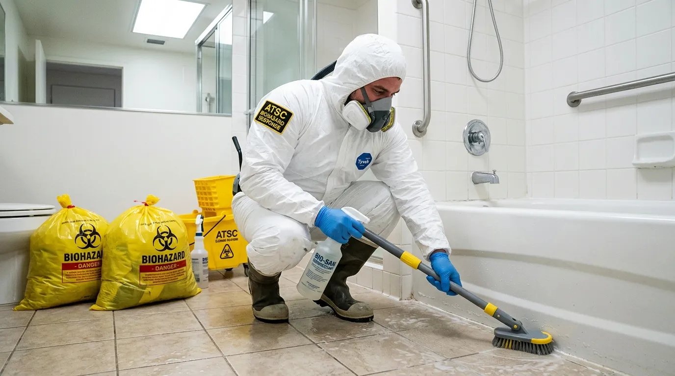Decontamination equipment deployed for Blood Cleanup in Poteau
